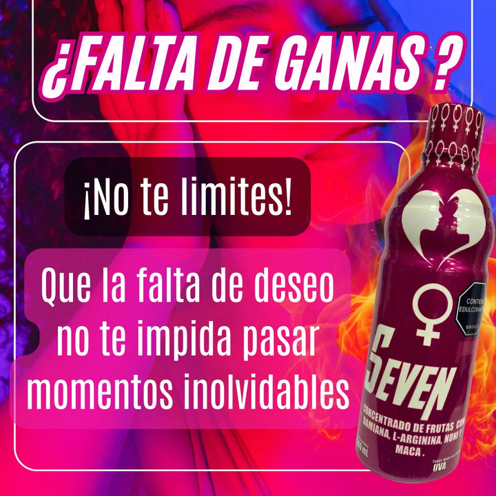 Potenciador Femenino Seven7 Energía Vitalidad Y Desempeño Uva - Imagen 6