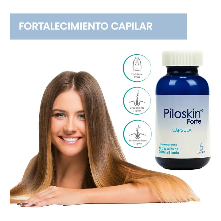 Piloskin Biotina Forte - Skindrug 60 Capsulas - Imagen 2