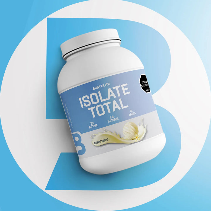 Proteina Isolate Total 5 Libras De Best Elite 5lb 5 Lb Gourmet Vainilla Iso 100 % Gold Protein Whey Aislado - Imagen 2