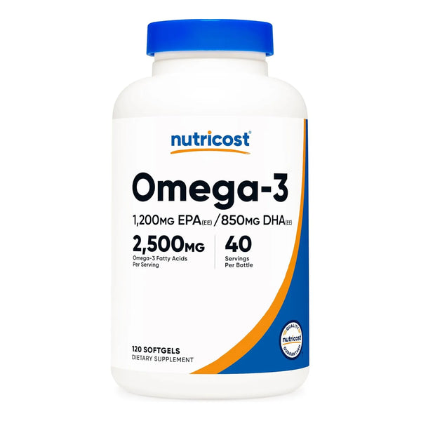 Aceite Pescado Omega 3 2500mg Epa 1200mg Dha 950mg 120 Cap - Imagen 1