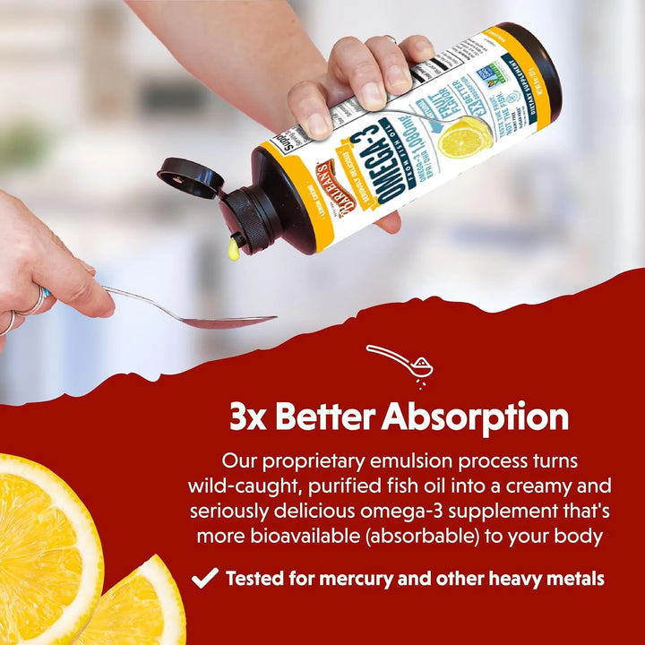 Aceite De Pescado Omega 3 1080 Mg Epa Y Dha Crema Lima 1 Lb - Imagen 4