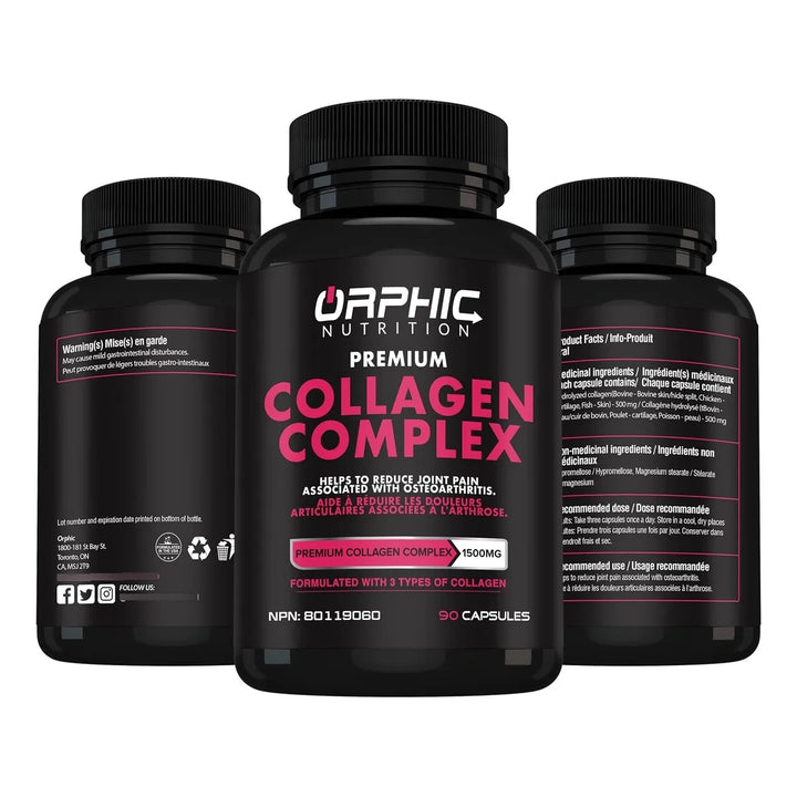 Cápsulas De Péptidos De Colágeno Tipo I Ii Iii V X 1800 Mg P - Imagen 5