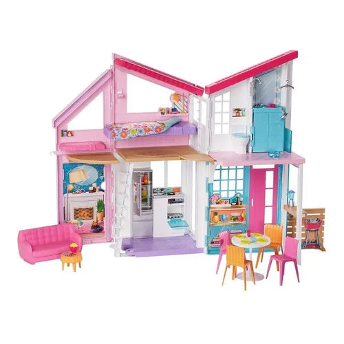 Casa De Muñeca Barbie Malibu House Playset + 25 Accesorios Color Rosa - Imagen 3