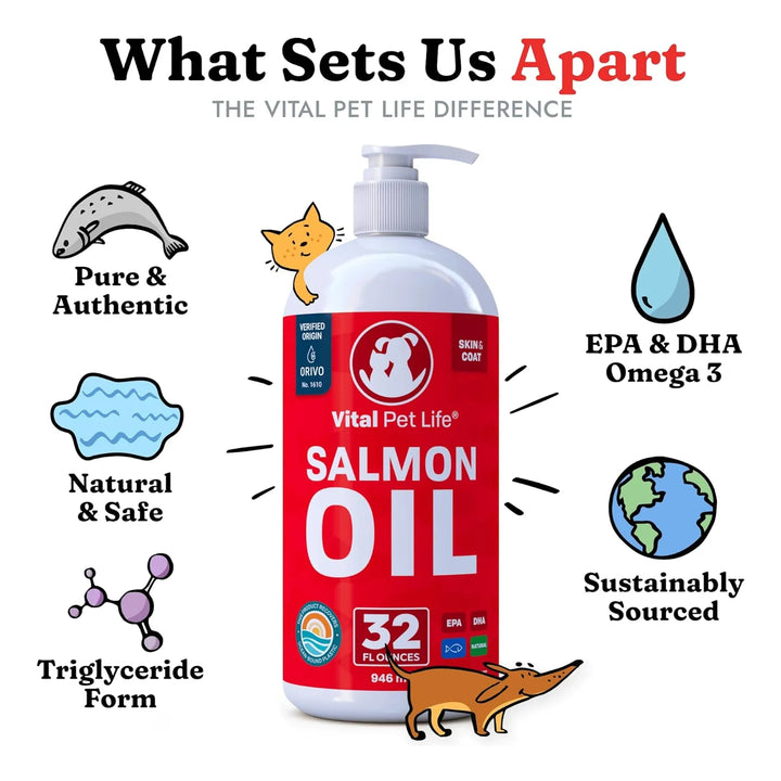 Aceite De Salmón Natural Para Perros Y Gatos Omega 3 Epa Dha - Imagen 4
