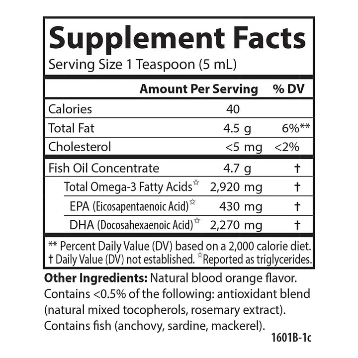 Carlson Elite Dha 2270mg Fuerza Profesional Naranja 100 Ml - Imagen 5