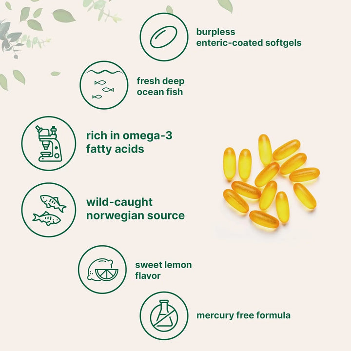 Aceite De Pescado Omega 3 1000 Mg Dha 500 Mg 200 Cápsulas Bl - Imagen 3