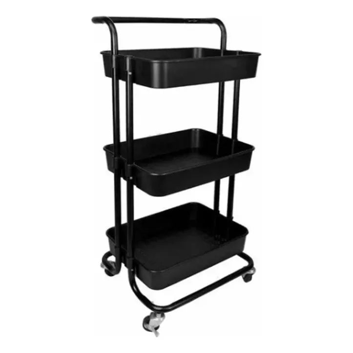 Carrito Organizador Metálico 3 Cajones Negro Muscle Rack C1714S3 ...