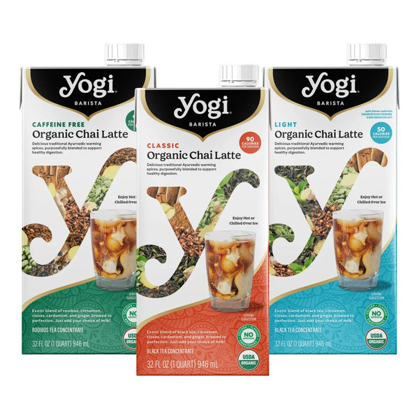 Concentrado Organico Chai Latte Paquete Variado 946 Ml Sabores Autenticos