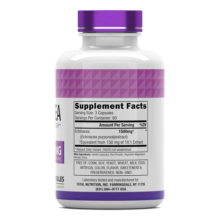 Cápsulas De Equinácea 1500 Mg 180 Cápsulas Apoyo Salud Biene - Imagen 2