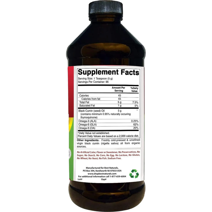 Aceite De Semilla Negra Prensada En Frío 100 Ml 0.95% Timoqu - Imagen 2