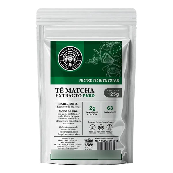 Té Matcha Extracto X125g - Imagen 1
