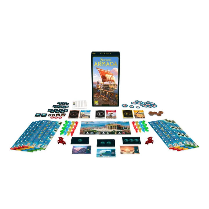 Juego De Mesa 7 Wonders Armada Expansión Estrategia Civiliza - Imagen 2