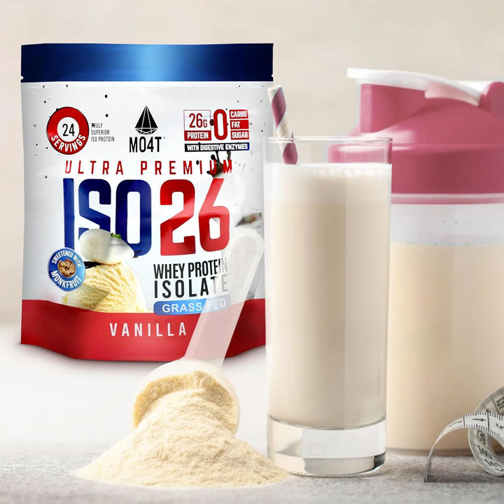 Proteína De Suero Aislada Alimentada Con Pasto Endulzada Nat - Imagen 5