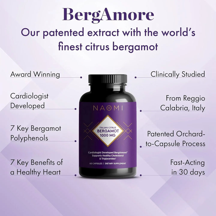 Bergamota Cítrica Italiana 1000 Mg Alta Potencia Salud Cardí - Imagen 4