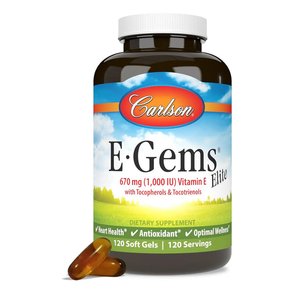 Vitamina E 1000 Ui Con Tocoferoles Y Tocotrienoles Geles Bla - Imagen 1