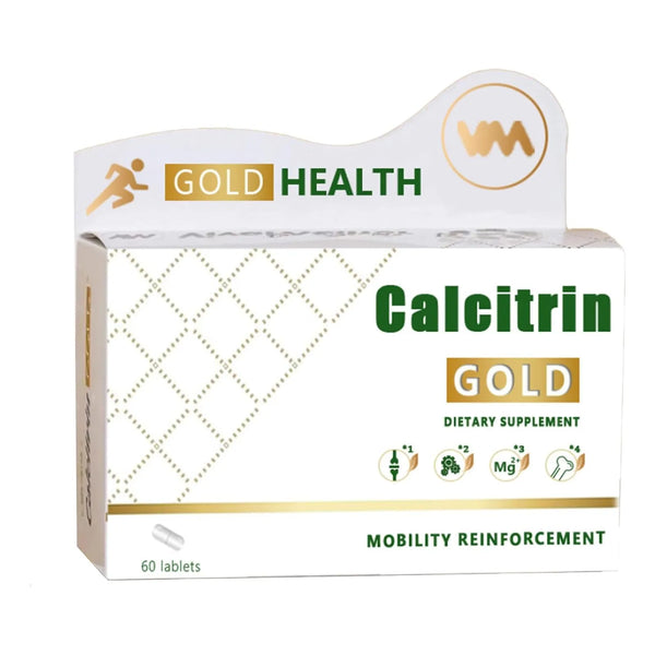 Calcitrin Gold Tabletas 60 Unidades Suplemento Para Movilidad Y Salud Articular