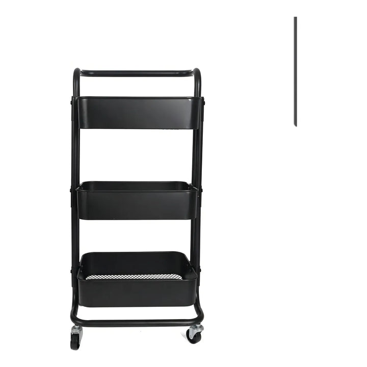 Carrito Rack Carrito Organizador Metálico 3 Cajones Negro Muscle Rack C1714S3 ...