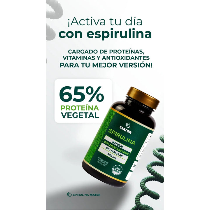 Espirulina Premium En Tabletas 100 Unidades - Imagen 4