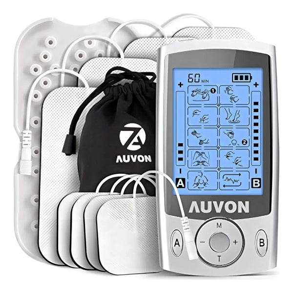 Auvon Máquina De Estimulación Muscular De Unidad Tens De Dob - Imagen 1