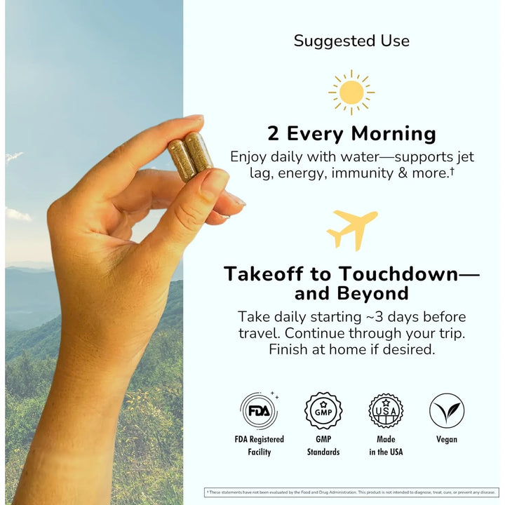Prevención Jet Lag Energía Inmunidad Apoyo Digestión Mejor S - Imagen 5