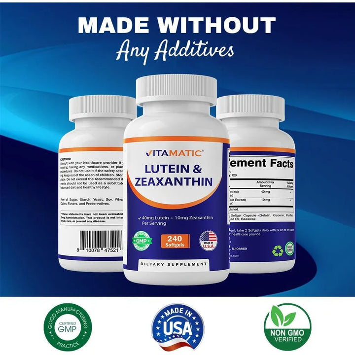 Cápsulas Luteína 40mg Y Zeaxantina 10mg Para Salud Ocular 24 - Imagen 3
