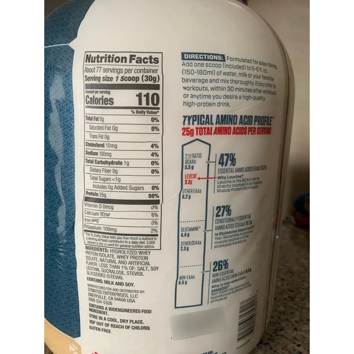 Proteina Iso 100 5 Libras - Imagen 2