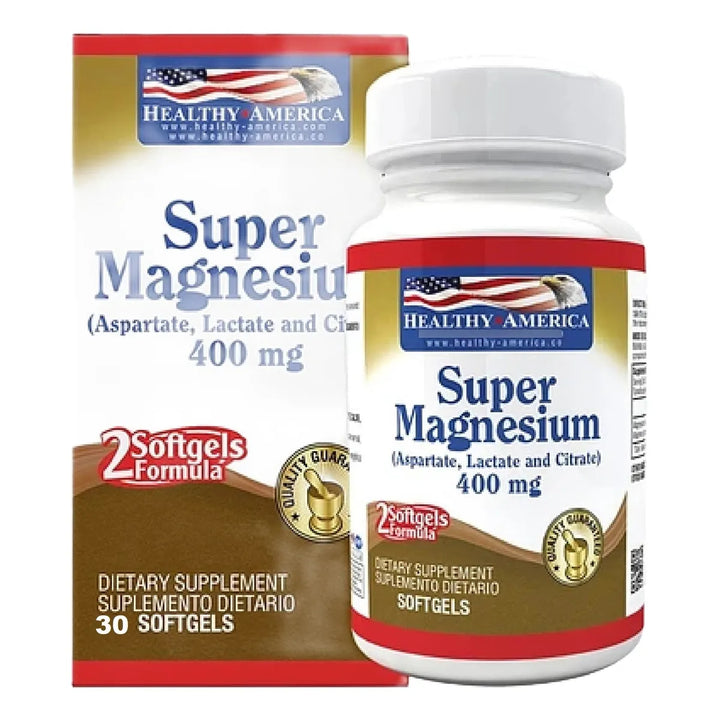 Super Magnesium 400mg 30 Softg Sin Sabor - Imagen 1