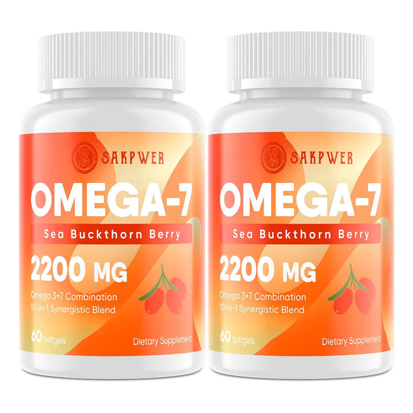 Aceite De Espino Cerval De Mar Omega 7 Y Pescado Omega 3 Con - Imagen 1