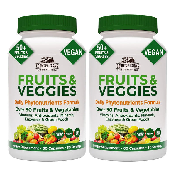 Cápsulas Energizantes De Frutas Y Verduras Antioxidantes 30 - Imagen 1