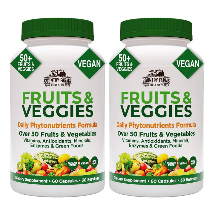Cápsulas Energizantes De Frutas Y Verduras Antioxidantes 30 - Imagen 1