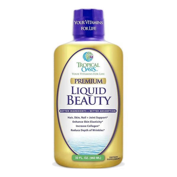 Belleza Líquida Tropical Crecimiento Cabello Piel Uñas Contr - Imagen 1