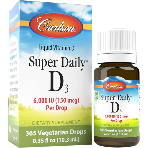 Super Daily D3 6000 Ui 150 Mcg Dientes Musculos 365 Dosis - Imagen 1