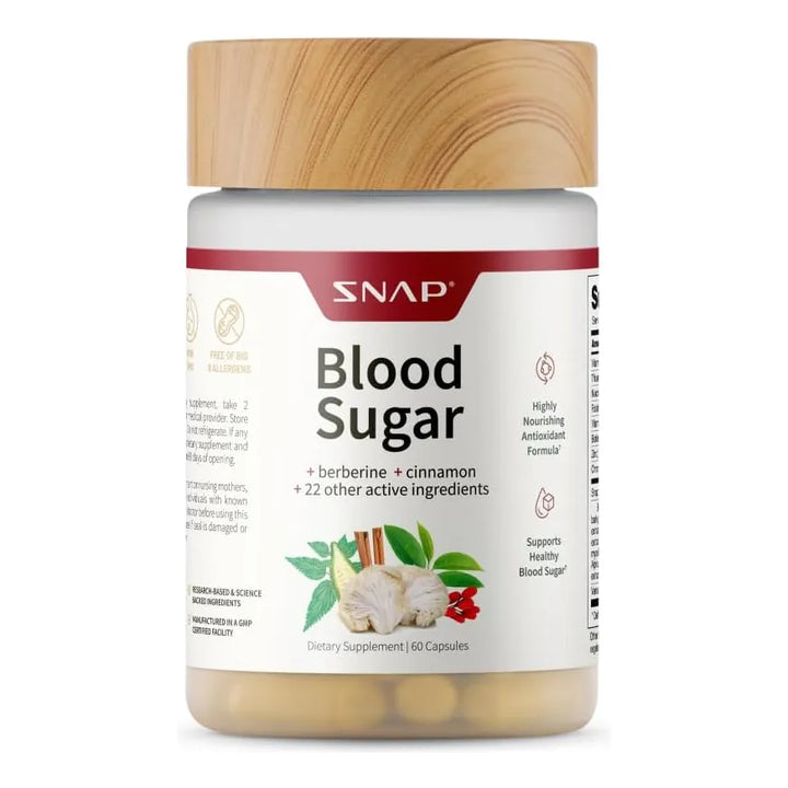 Apoyo Natural Para Glucosa En Sangre Con Berberina Y Canela - Imagen 1