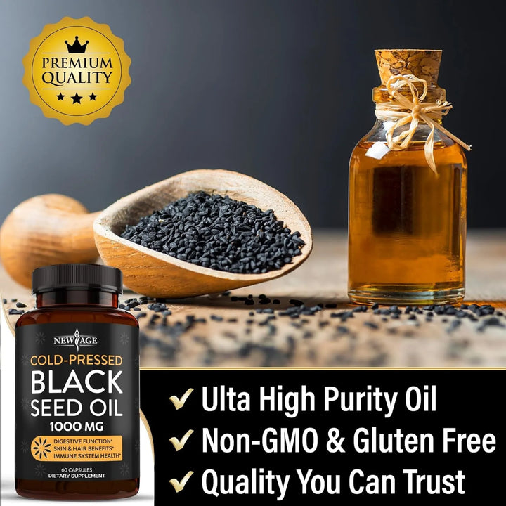 Cápsulas Aceite Semilla Negra Prensado En Frío Nigella Sativ - Imagen 5