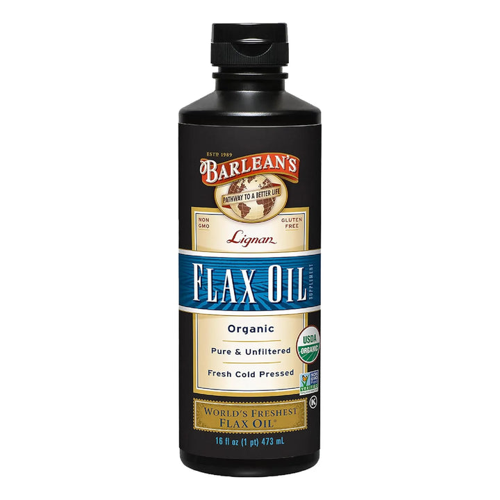 Aceite De Linaza Orgánico 7230mg Ala Omega-3 Premium 473 Ml - Imagen 1