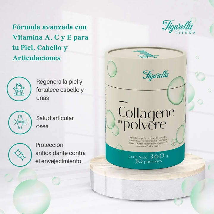 Colágeno En Polvo Piel Cabello Uñas Articulaciones 360g Vainilla - Imagen 4