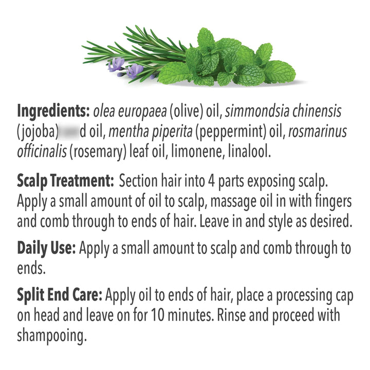 Aceite Botánico Nutritivo Para Cabello Con Romero Y Menta 60 - Imagen 2