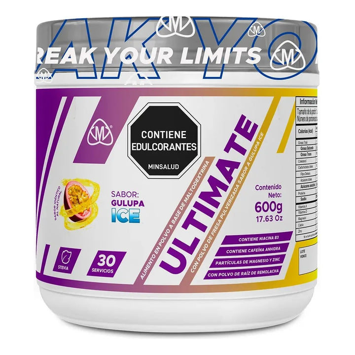 Ultimate Pre Workout Preentreno Gulupa Ice - Imagen 1