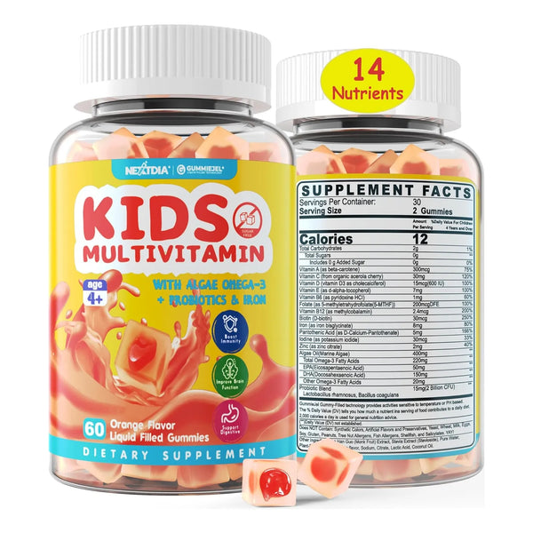 Gomitas Multivitamínicas Infantiles Con Hierro Omega 3 Epa D - Imagen 1