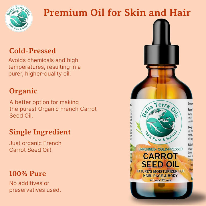 Aceite Orgánico De Semilla De Zanahoria 60 Ml Elixir Prensad - Imagen 8