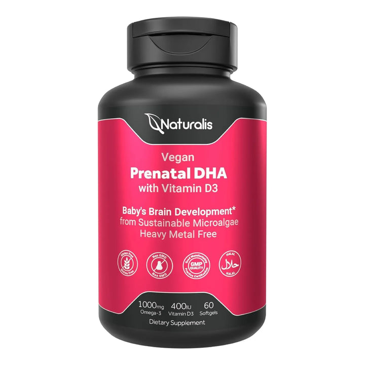 Aceite De Algas Dha Epa Dpa Vitamina D3 Folato Activo 60 Gel - Imagen 1