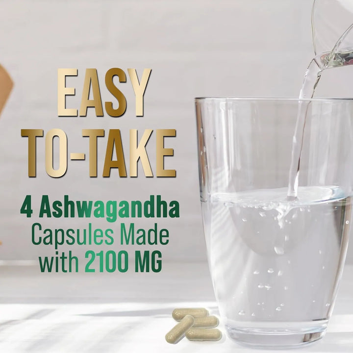 Ashwagandha Orgánica 1950 Mg Fuerte Apoyo Relajación Bioperi - Imagen 8