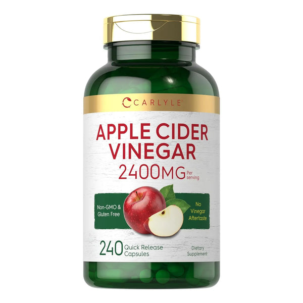 Vinagre De Sidra De Manzana 2400 Mg 100% Natural 240 Cap - Imagen 1