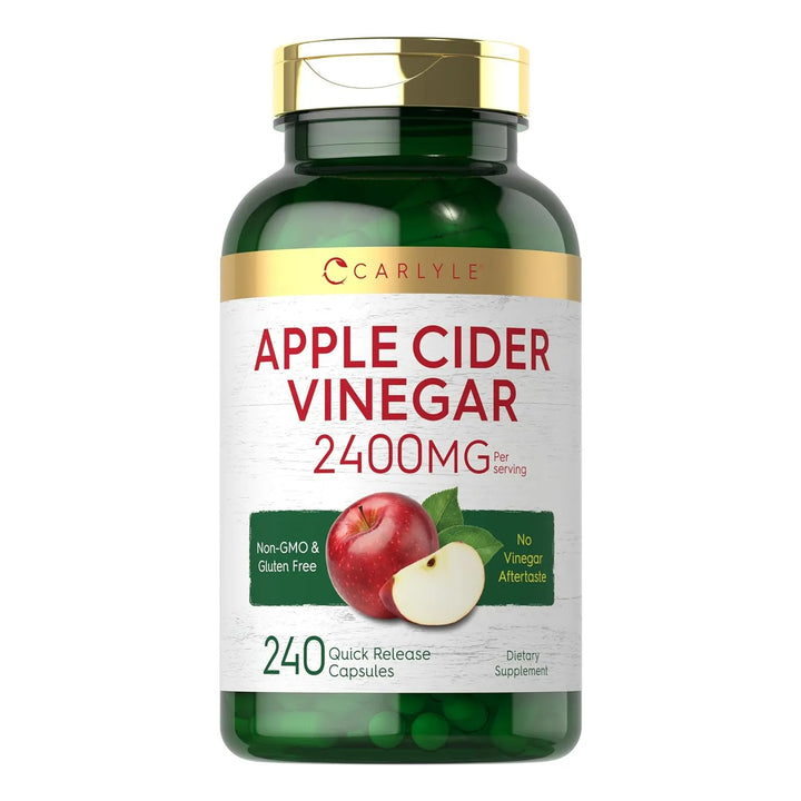 Vinagre De Sidra De Manzana 2400 Mg 100% Natural 240 Cap - Imagen 1