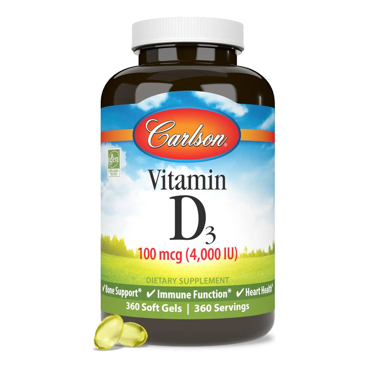 Vitamina D3 4000 Ui 100 Mcg Apoyo Inmunológico Salud Ósea Y - Imagen 5