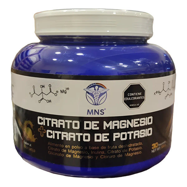 Citrato De Magnesio + Potasio - Sin Sabor - Imagen 1