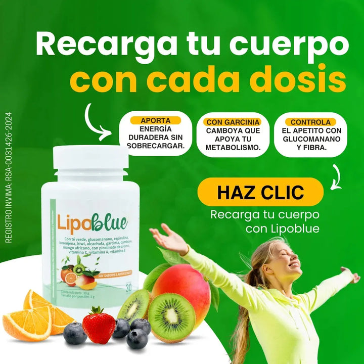 1 Control Peso Natural Lipoblue Natural - Imagen 2