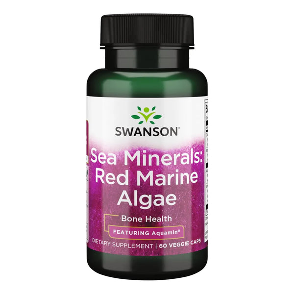 Algas Minerales Rojas 60 Cápsulas Vegetales Fuente Natural De Minerales