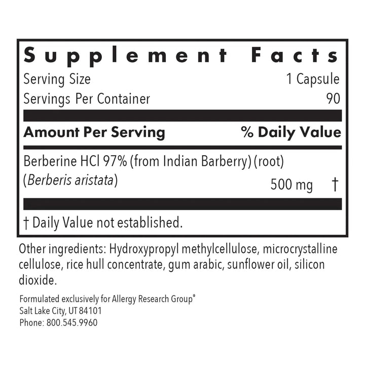 Berberina 500 Mg Soporte Metabólico Multifacético Colesterol - Imagen 3