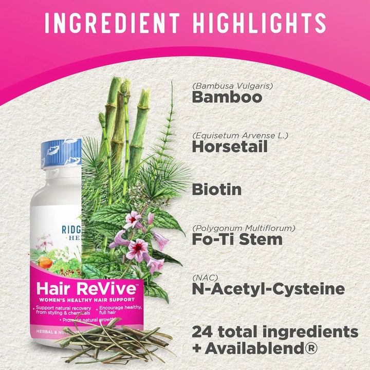 Cápsulas Hair Revive 120 Unidades Soporte Cabello Saludable - Imagen 4